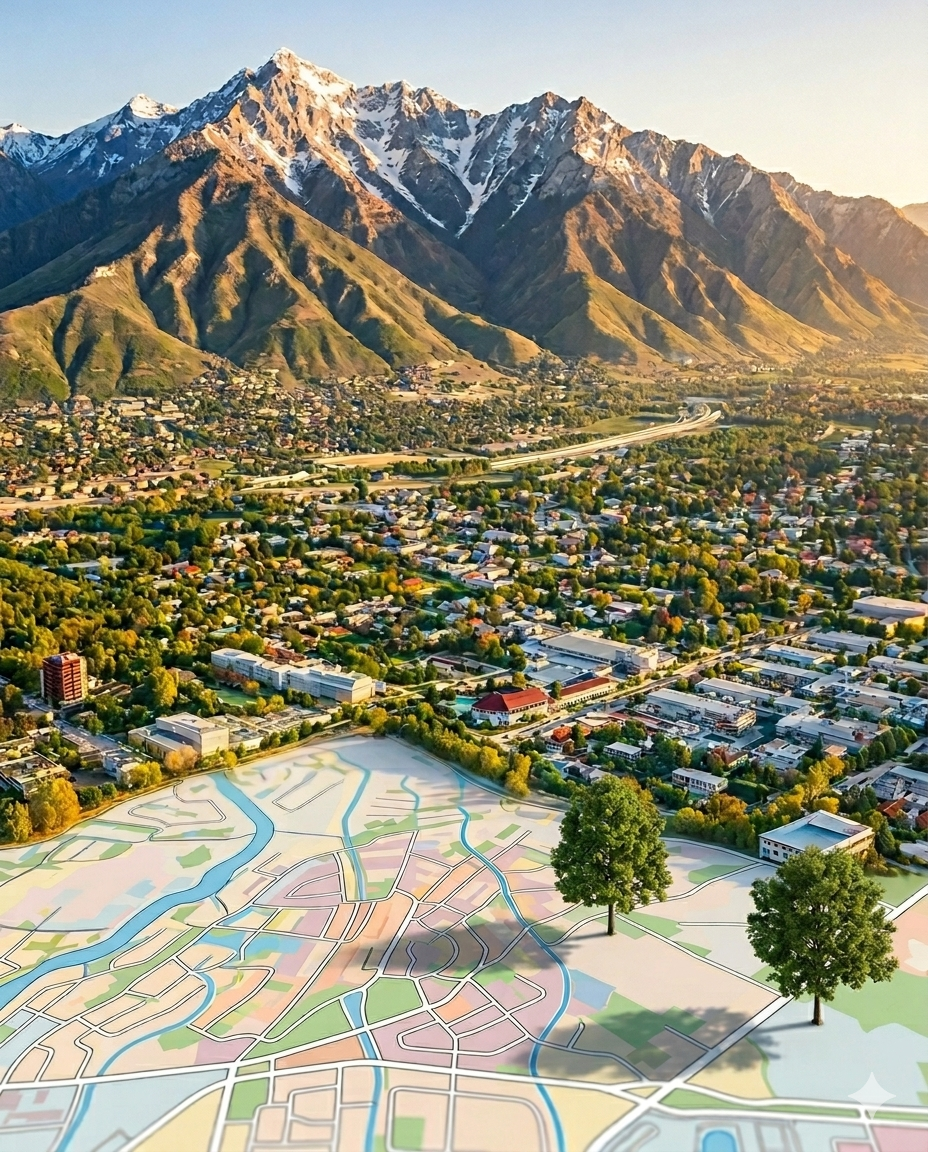 Utah County geography and terrain