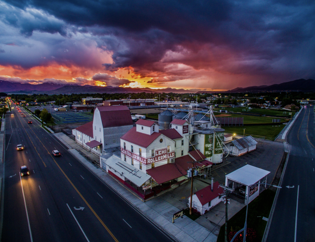 Lehi Utah aerial view